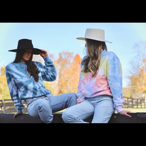 Authentic BROWN DYED GIRL Tye Dyed Sweat Suit - Picture 8 of 8